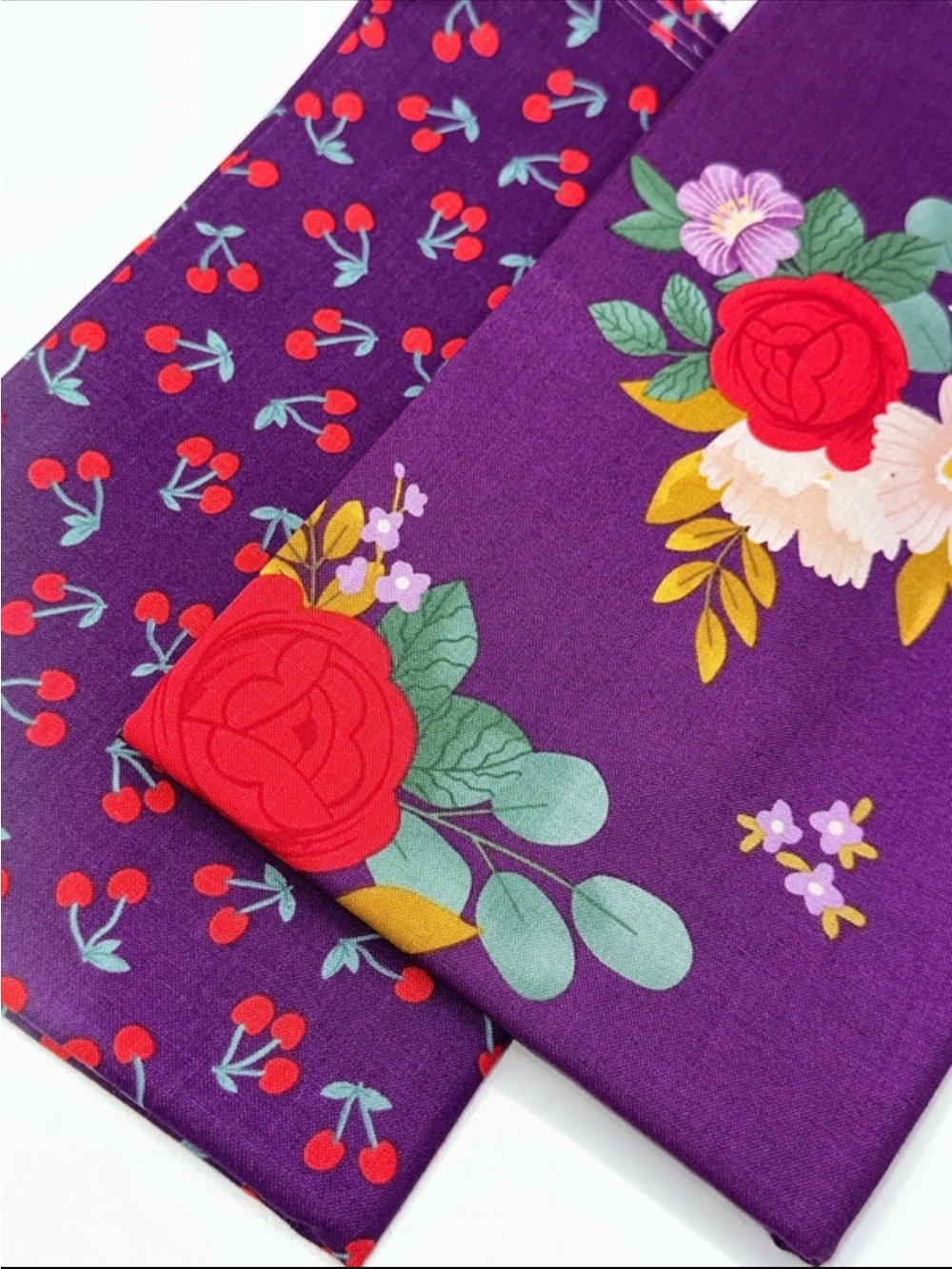 Purple Riley Blake Bundle 100% Cotton Fabric